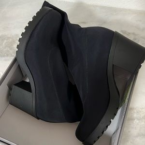Vagabond Grace Black Stretch Mid-Heeled Ankle Boots Size 39